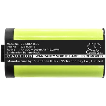 

Cameron Sino Battery for Logitech UE MegaBoom, S-00147 Replacement Logitech 533-000116, 533-000138 2600mAh