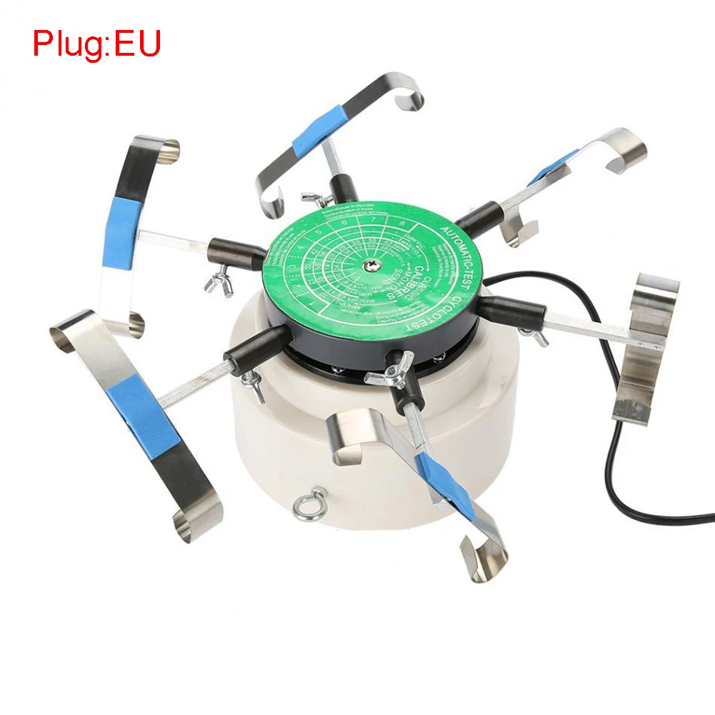 

6 Arms Cyclotest Tester Accessories Automatic Professional Machine Portable Watch Winder Repair Home Space Saving Tool Rotation