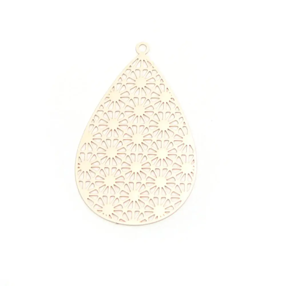 DoreenBeads модные медные кулоны Серебристые круглые Кокосовая пальма Фламинго Филигранное тиснение Подвески Сделай Сам, 10 шт