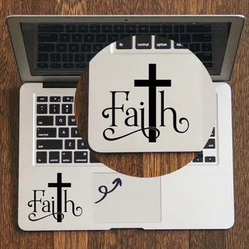

Faith Cross Trackpad Laptop Sticker for Macbook Decal Pro 16 Air Retina 11 12 13 15 inch Mac Book Skin Touchpad Notebook Sticker