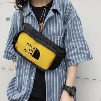 

Style Crossbody Chest Bag Korean Version Versatile Men and Women Hip Hop Functional Work Clothes Bag Student Waist Bag Vrouwen