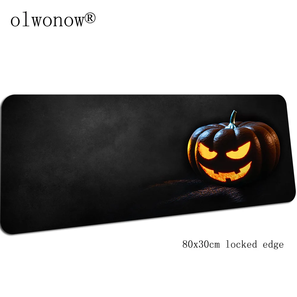 design 8 Хэллоуин Тыква коврик для мыши 80x30 см игровой коврик для мыши большой геймерский коврик esports игровой компьютерный стол padmouse коврики для игровой клавиатуры - Цвет: design 8