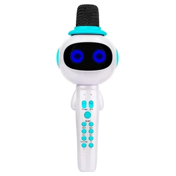 

Children Wireless Bluetooth Karaoke Microphone with Magic Sound & Colorful LED Light Handheld Microphone for Kids