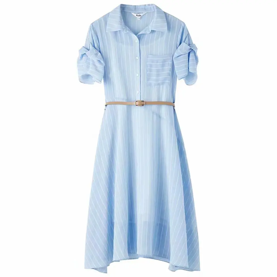 

Dress Fairy Immortal Sweet 2019 New Style Summer Waist Hugging Slimming Short-height Students Mid-length French Skirt