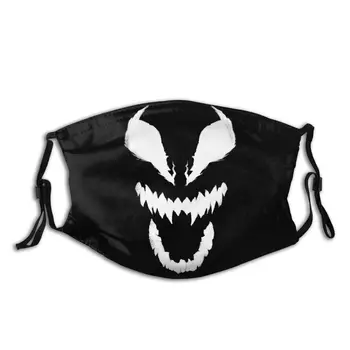 

Venom Adult Reusable Mouth Face Mask Spiderman Anti Haze Dust Protection Cover Respirator Muffle Mask with Filters