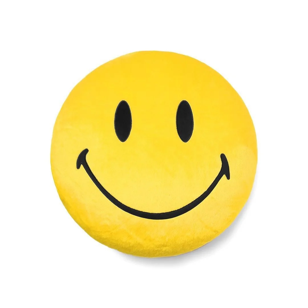 Chinatown market smile brand ins net red peripheral smile plush pillow decorative cushion 