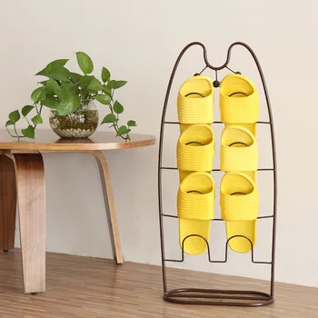 

Free Installation Shoe Rack Organizer Space-saving Bathroom Dormitory Slippers Storage Racks Hanging Shoe Organizer Shoes Shelf