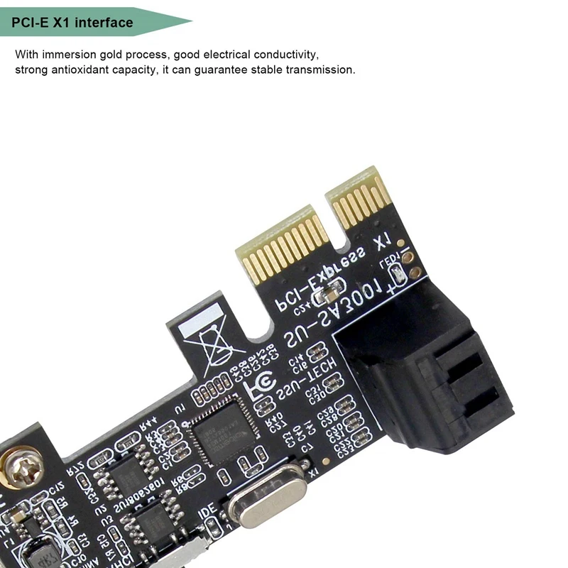 Pci-E в Sata3.0 2 порта Плата расширения Mini Pcie в Sata 3,0 Конвертация интерфейса адаптера для Ssd Boot system Riser контроллер для