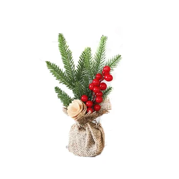 

Desktop Atmosphere Layout Potted Plants/25cm Christmas Mini Tree Decoration/Christmas Tree Table Setting/Christmas Gift