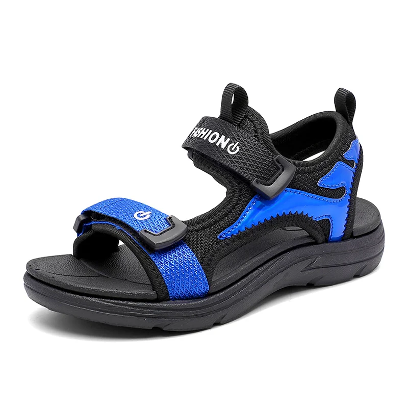 Child Sports Sandals Summer High Quality Fashion Blue Beach Flat Kids Sneakers Sandals