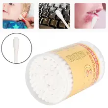 10 коробок с двойной головкой для очистки кожи ватные палочки для салона красоты для макияжа ватные палочки