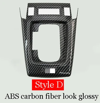 Style D Для Subaru Forester 2013- ABS салон автомобиля ручка переключения передач Панель покрытие стикер для отделки молдинги украшения автомобиля Стайлинг - Название цвета: Style D