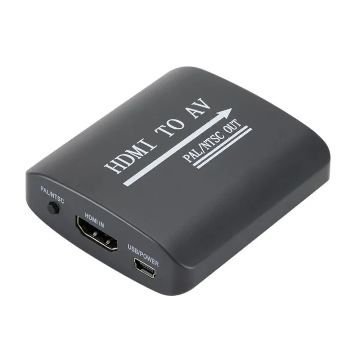 HDMI к 3RCA AV CVBS конвертер Композитный S-Video R/L аудио адаптер Upscaler PUO88