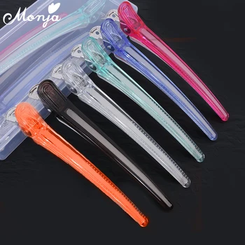 

10pcs/set Hairdressing Cutting Hairpins Holding Hair Styling Clips Flat Duck Alligator Hair Clamps Sectioning Hair Styling Tools