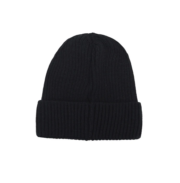 Мужская шапка, зима, модный головной убор, повседневный тренд, плюс бархат, утолщенная вязаная шерстяная шапка, уличная, теплая, пара, хип-хоп шапка