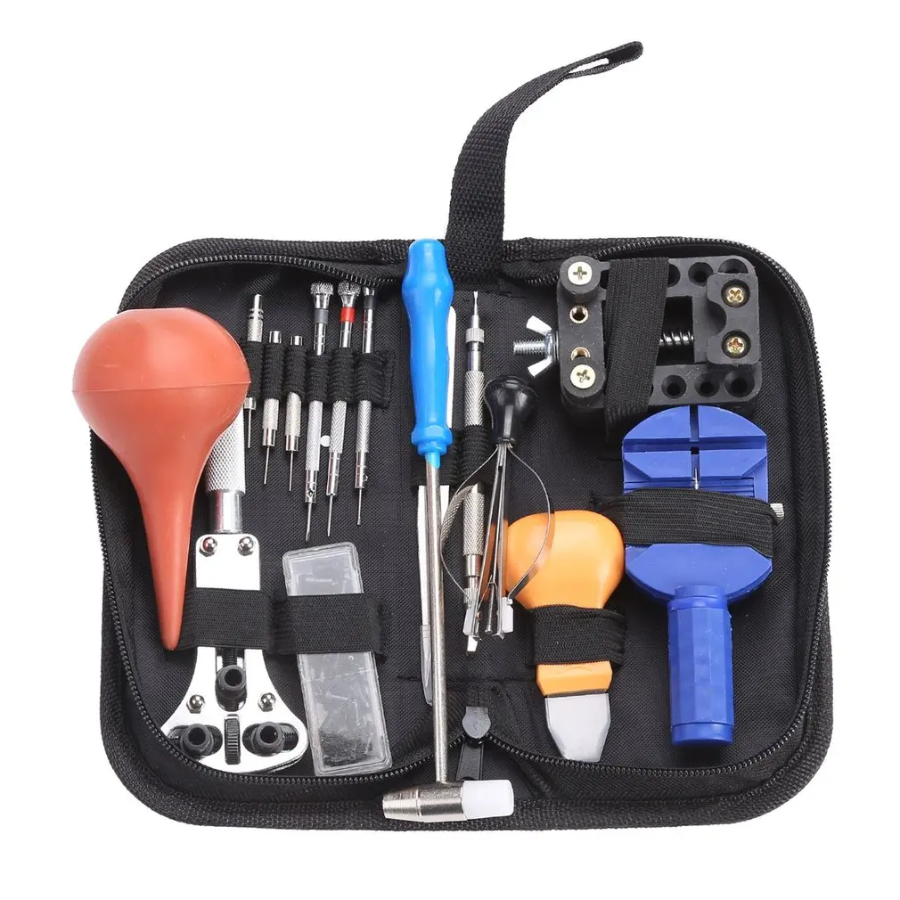 

Watch Tools 16pcs/lot Watch Repairing Tool Set Kit Watch Case Battery Opener Link Pins Remover Screwdrivers For Watchmaker