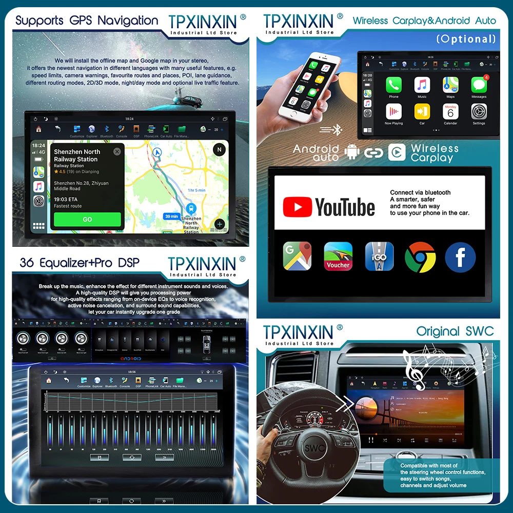 Px6 para mercedes benz slk classe r171 2004 + android 10 carplay jogador de rádio do carro gps unidade cabeça navegação estéreo do carro wi fi dsp bt