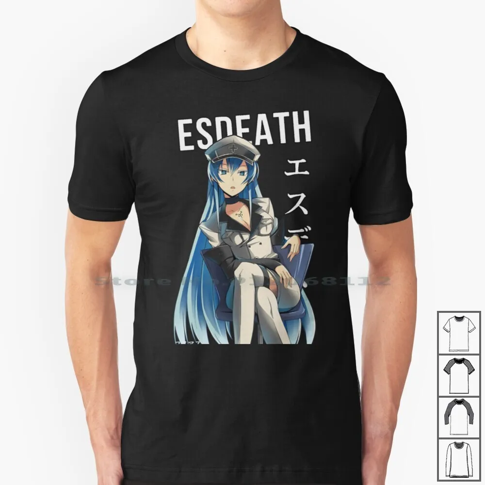 Esdeath - Akame ga kill Anime Girl Unisex T-shirt - kawaiiwaru