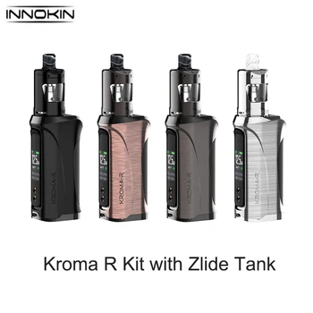 

Original Innokin Kroma R Kit with Zlide Tank 4ml Atomizer DTL Vape Kit 18650 battery Electronic Cigarette E cigarette Vaporizer