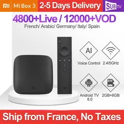 Xiaomi Mi Box 3 IP tv Турецкий Арабский Россия Канада IP tv подписка медиаплеер Xiaomi Франция IP tv Германия IP tv Польша Болгария IP tv