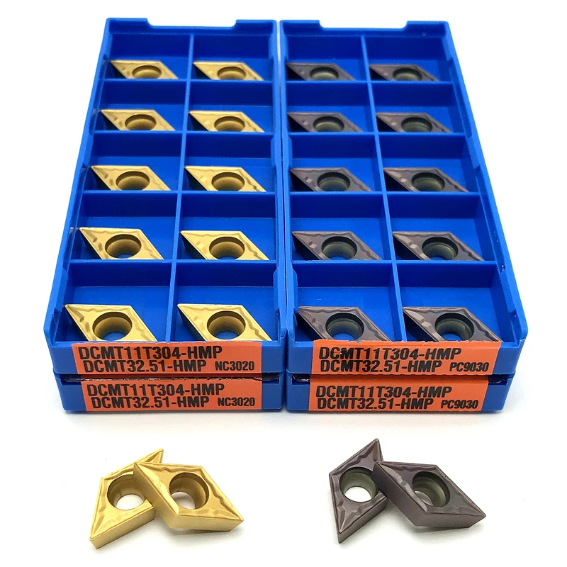 

DCMT11T304 HMP PC9030 DCMT11T304 HMP NC3020 Carbide Inserts High quality Internal Turning Tool Cutting Tool CNC Metal lathe tool