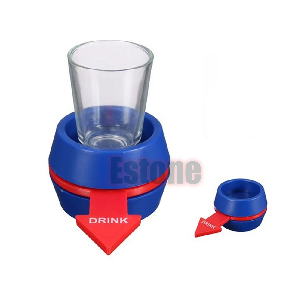 Новинка Spinner Spin The Shot glass Питьевая игра забавные вечерние подарки D08D