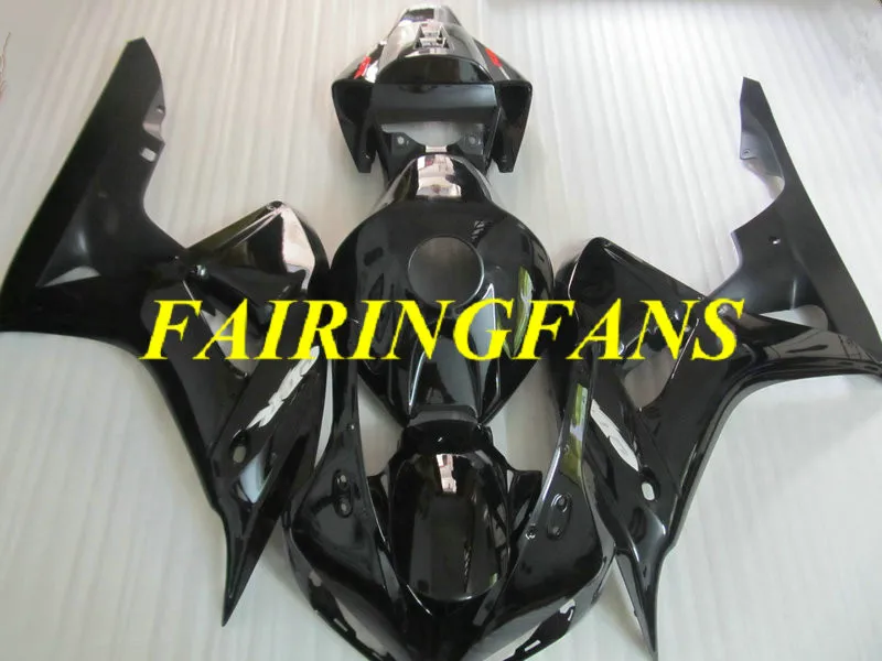 Мотоциклетный вставной обтекатель комплект для HONDA CBR1000RR 06 07 CBR 1000 RR CBR 100RR 2006 2007 глянцевый черный Обтекатели на кузов+ подарки HB33