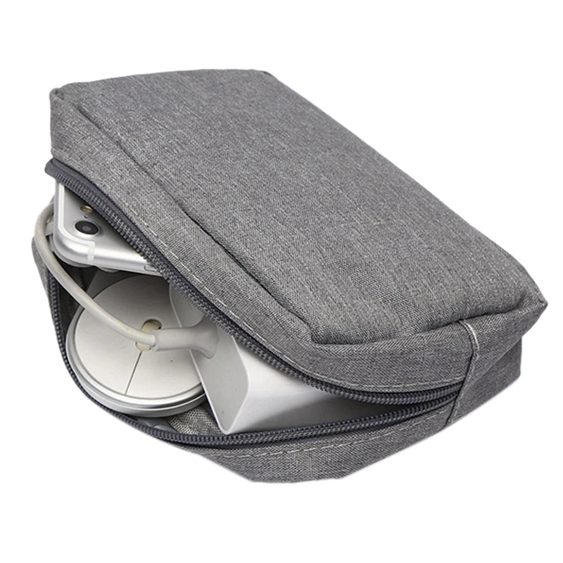 Travel Solid Make Up Bags Carrying Wash Cosmetic Tote Makeup Beauty Cable Organizer Toiletry Kit Pouch Storage Cosmetic Case Bag 2