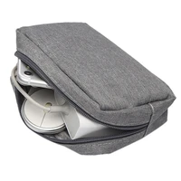 Travel Solid Make Up Bags Carrying Wash Cosmetic Tote Makeup Beauty Cable Organizer Toiletry Kit Pouch Storage Cosmetic Case Bag 2