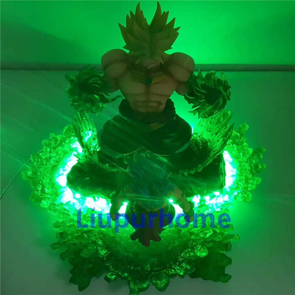 Broli Saiyan Эволюция светодиодный ночной Светильник из японского мультфильма