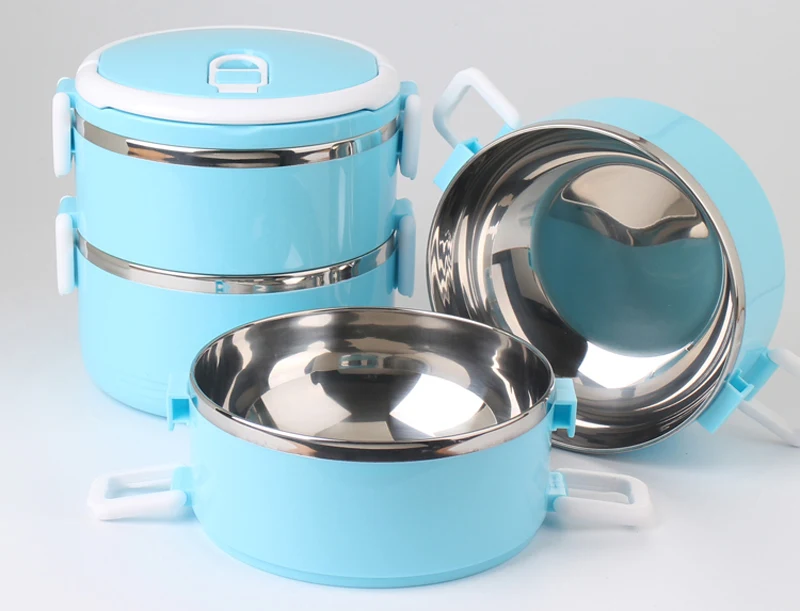 New Stainless Steel Insulation Food Container Japanese Portable Travel School Kids Adults Thermal Bento Lunch Box Tableware Sets11