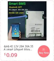 DYKB 7 S-20 S Smart Bluetooth 80A 100A 320A 300A 400A литий-ионный Lipo LiFePO4 батарея BMS Защитная плата 48 в 36 В 24 в 16 с