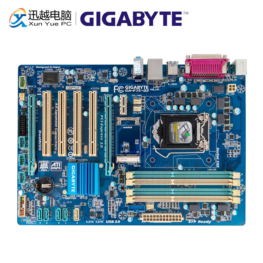 Материнская плата Gigabyte GA P75 D3|Материнские платы| |