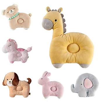 

Cartoon Animal Baby Anti-head Type Correction Pillow Newborn Cartoon Breathable Infant Shaping Nursing Pillow