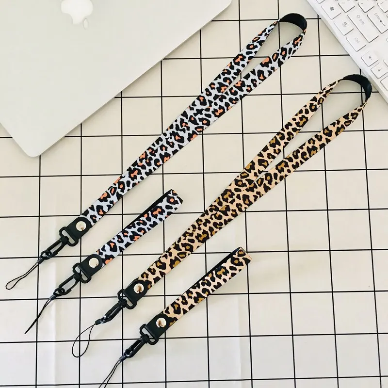 Cute Lanyard Leaves Neck Strap for keys ID Card Gym Mobile Phone Straps Samsung Huawei USB badge holder DIY Hang Rope | Мобильные