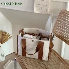 COZINESS bolsas de pañales para bebé, bolso de moda de lona, portátil, multifunción, de alta capacidad, ligero, para recién nacido, paquete de almacenamiento