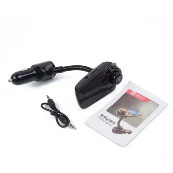 

Wireless In Car Bluetooth FM Transmitter MP3 Radio Adapter Kit+USB Charger Parts