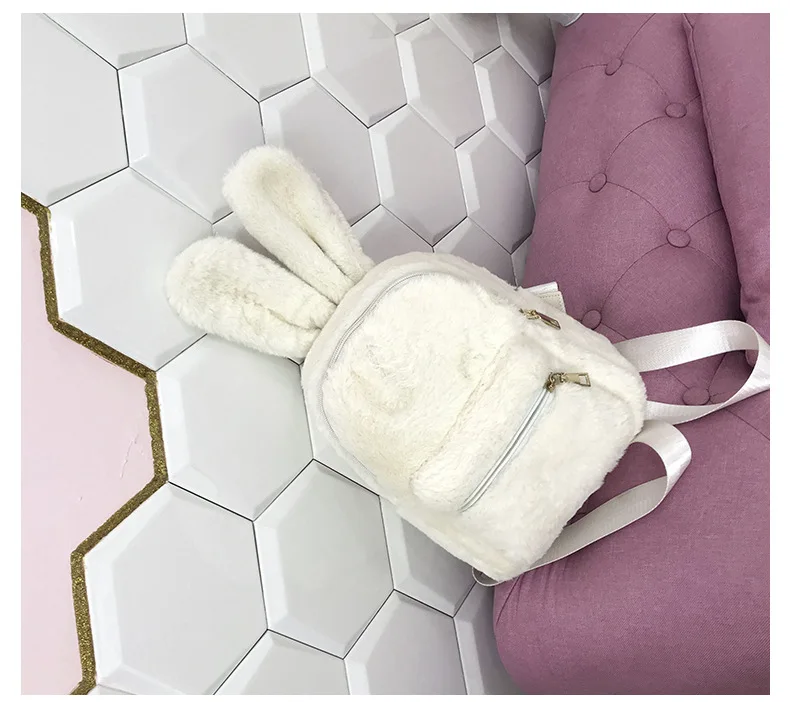 Kawaii Bunny Ears Korean Style Backpack