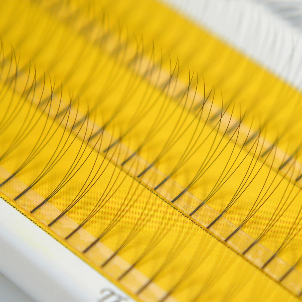 1case 3D volume eyelashes 0 07 natural soft eye Lash thick individual eyelashes false mink lash 5