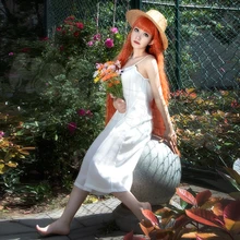 Furiru – jupe pyjama Double en tulle, vêtements de cosplay, Anime Wonder Egg, HSIU 