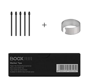 

Original BOOX Marker Tips Nibs Kit for Note Plus/Note Pro/Nova Pro Stylus Pen Pencil lead, 5pcs