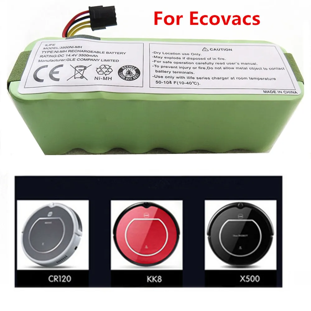 Горячая 14,4 V SC 3500mAh Ni-MH перезаряжаемый пылесос Аккумулятор Для Ecovacs CR120 Dibea Panda X500 X580 kkk8 Haier подметальный робот