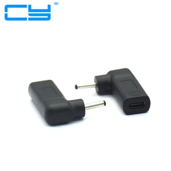 

DC Power Adapter USB 3.1 Type C Female to 3.0 x 1.1mm Male Plug Right Angled Connector Adapter
