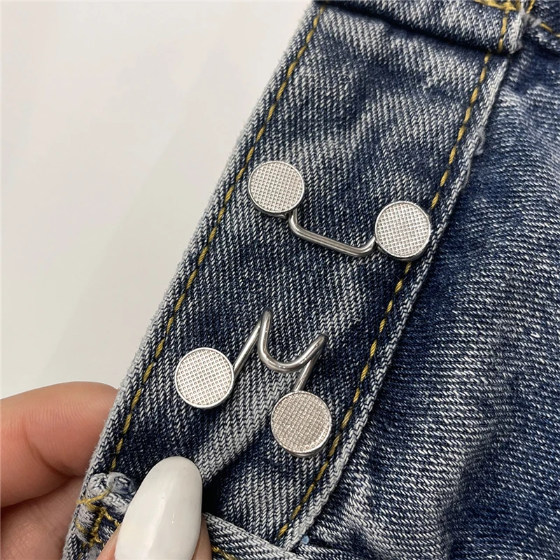 Alloy Pants Button Tightener Vintage Camellia Flower Waist Buckle Jean Fit  Tighten Buckles Adjustable Button Clasps Jeans - AliExpress