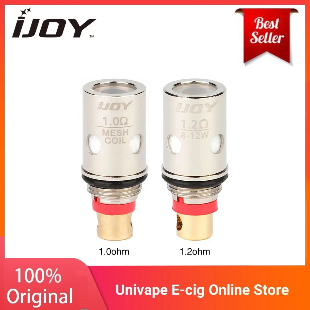 5 шт./упак. оригинальная катушка IJOY Mercury 1.0ohm сетка катушка/1.2ohm Обычная для Смола