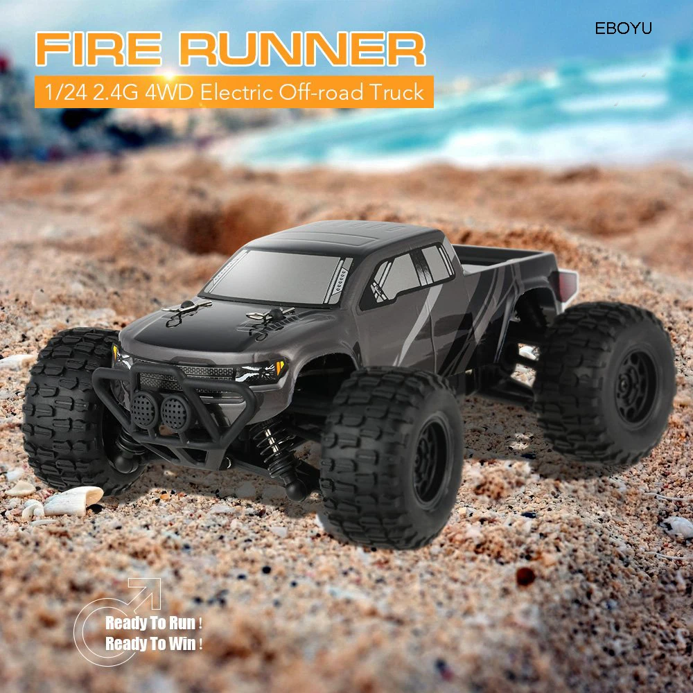 EBOYU 2138 1:24 2,4 ГГц 4WD 2CH RC автомобиль рок RC Гусеничный RTR внедорожный RC гоночный автомобиль