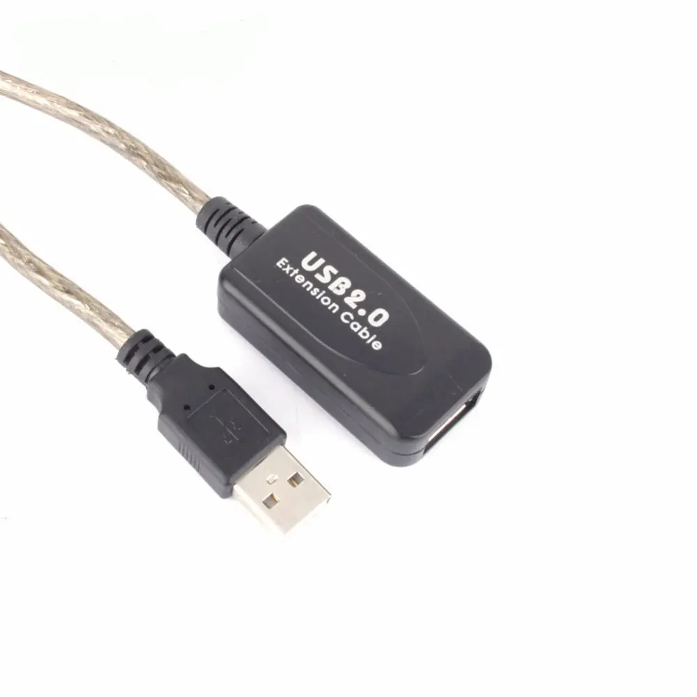 USB 2,0 удлинитель для мужчин и женщин Активный ретранслятор удлинитель кабель Шнур для ноутбука ПК зарядный браслет