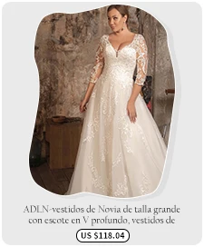 grace kelly wedding dress ADLN Modest Plus Size Wedding Gown Custom Made V-neck Half Sleeves Sweep Train Ball Gown Bridal Gown 2021 abito da sposa tea length wedding dress