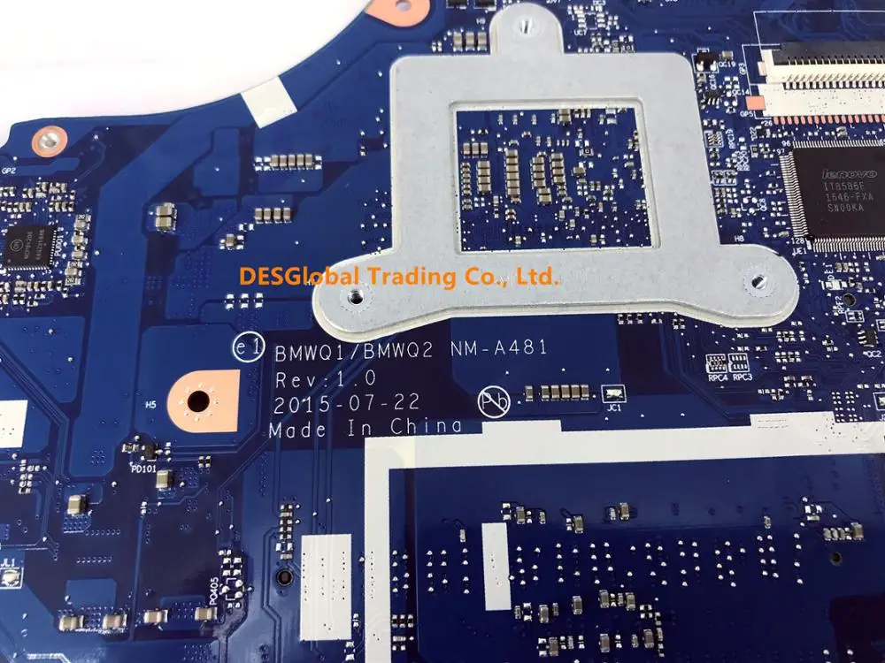 Very best  BMWQ1/BMWQ2 NM-A481 For Lenovo IdeaPad 300-15ISK Laptop Motherboard 5B20K38192 SR2EU I3-6100U Mainb
