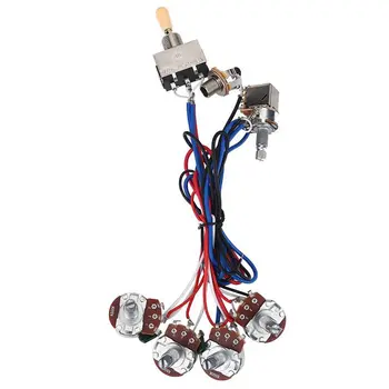 

Guitar Parts WIRING HARNESS KIT - 2V/2T 3 Way Switch for LES PAUL LP Gibson